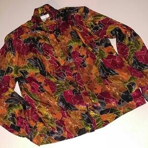 EJ HARPER Vintage 80's Career blouse 10